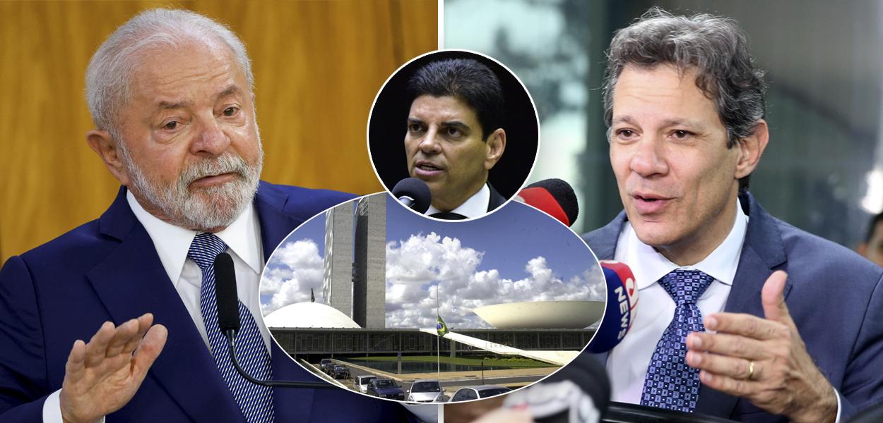 Lula, Cláudio Cajado e Fernando Haddad