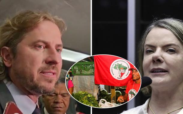 Zeca Dirceu, Gleisi Hoffmann e MST