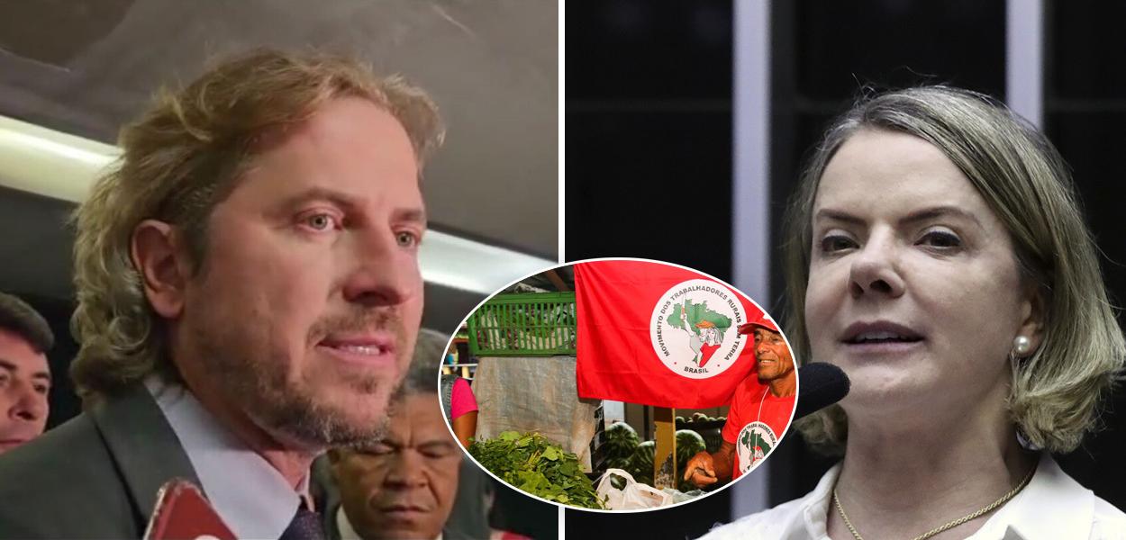 Zeca Dirceu, Gleisi Hoffmann e MST