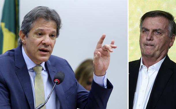 Fernando Haddad e Jair Bolsonaro