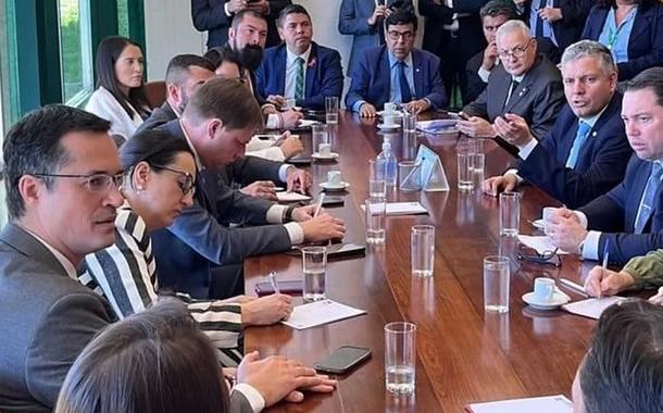 Deputado cassado Deltan Dallagnol participa de reunião com deputados da oposição - 17.05.2023