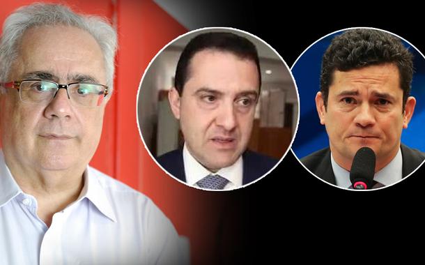 Montagem (da esq. para a dir.): Luis Nassif, Michel Saliba e Sergio Moro