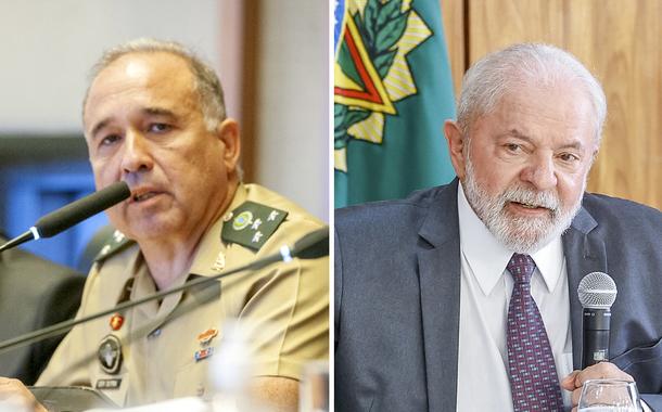 General Gustavo Henrique Dutra e presidente Luiz Inácio Lula da Silva