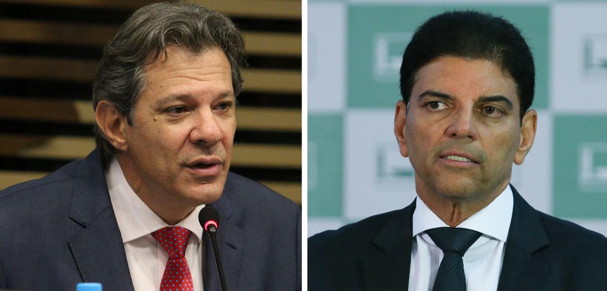 Fernando Haddad e Cláudio Cajado