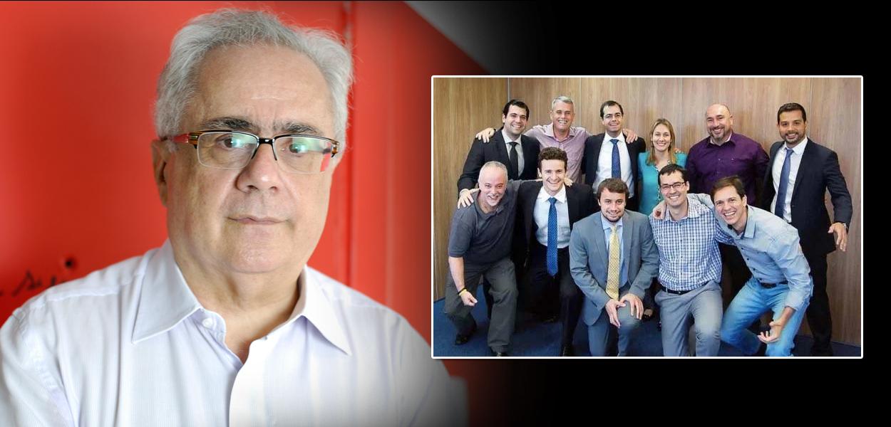 Luís Nassif e integrantes da Lava Jato com profissionais da imprensa