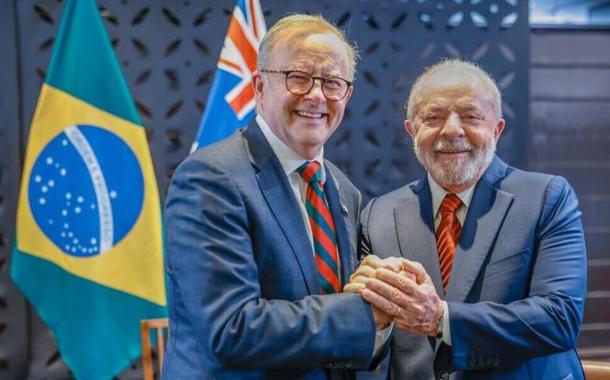 Anthony Albanese e Lula