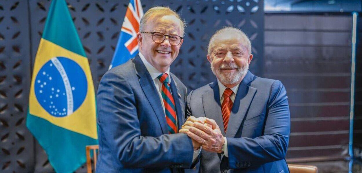 Anthony Albanese e Lula