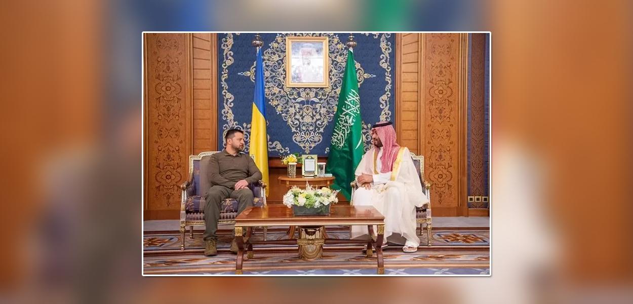 Volodomyr Zelensky e Mohammed bin Salman