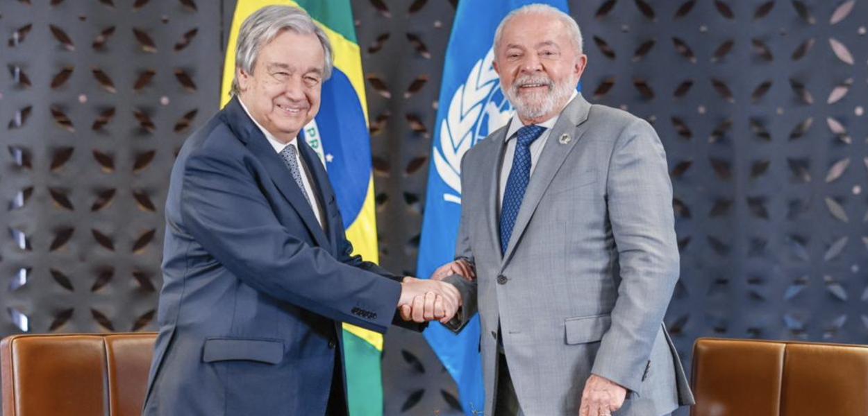 Lula e António Guterres