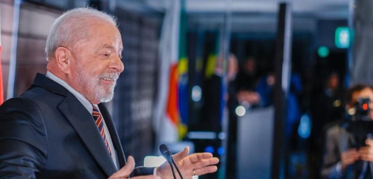 Lula em entrevista coletiva após o G7