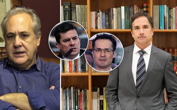 Joaquim de Carvalho, Sergio Moro, Deltan Dallagnol e Eduardo Appio