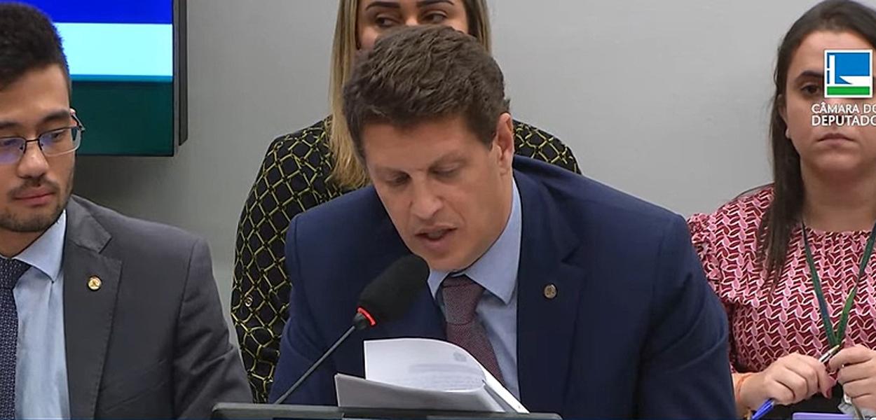 Ricardo Salles na CPI do MST (Foto: Reprodução/TV Câmara) Ricardo Salles na CPI do MST