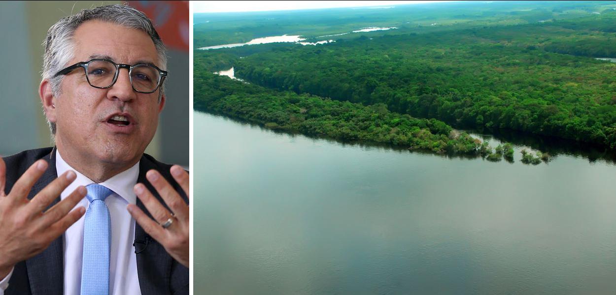 Alexandre Padilha e o rio Amazonas