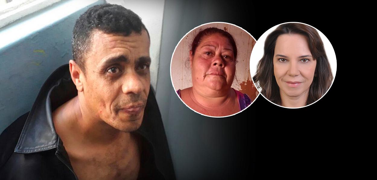 Adélio, a irmã Maria das Graças e a juíza Cíntia Letteriello