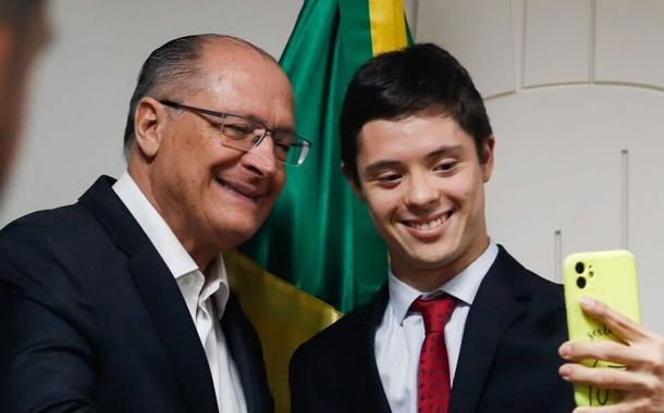 Geraldo Alckmin e João Vitor de Paiva Bittencourt