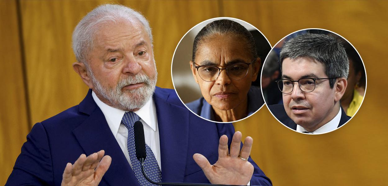 Lula, Marina Silva e Randolfe Rodrigues