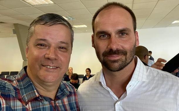 Paulo Generoso e Eduardo Bolsonaro