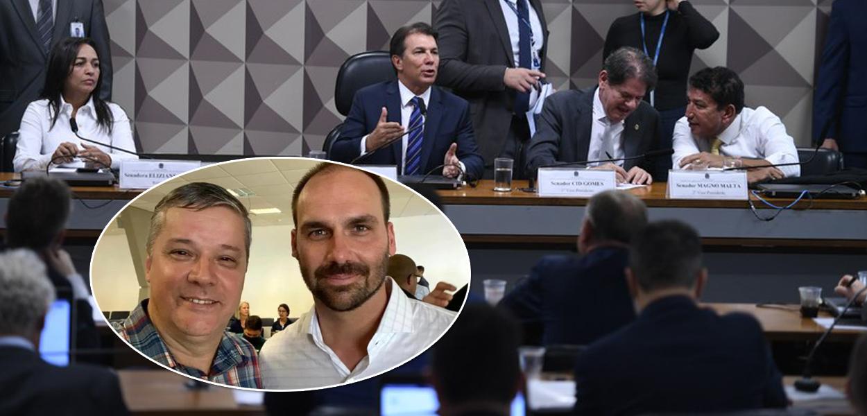 CPMI dos Atos Golpistas, deputado federal Eduardo Bolsonaro e empresário Paulo Generoso