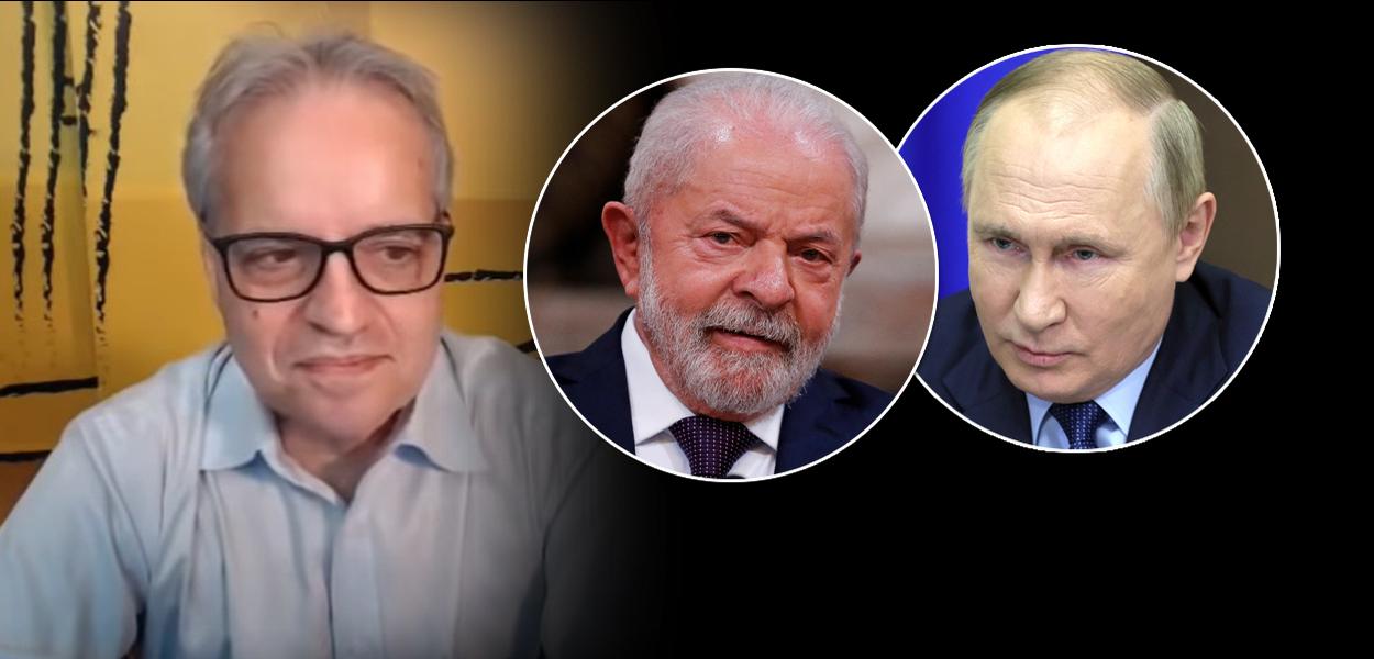 Marcelo Zero, Luiz Inácio lula da Silva e Vladimir Putin (Foto: Reprodução | Reuters) Marcelo Zero, Luiz Inácio lula da Silva e Vladimir Putin