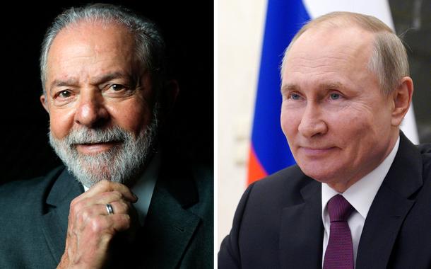 Lula e Vladimir Putin