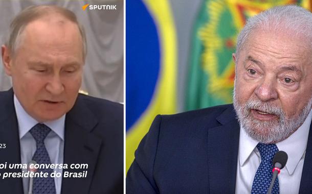 Vladimir Putin e Luiz Inácio Lula da Silva