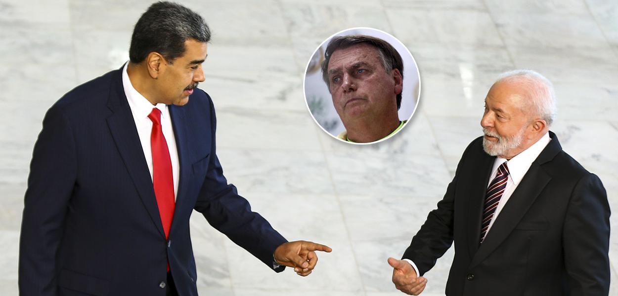 Nicolás Maduro, Jair Bolsonaro e Lula (Foto: Marcelo Camargo/Agência Brasil | Reuters/Carla Carniel) Nicolás Maduro, Jair Bolsonaro e Lula