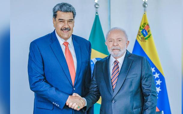 Presidentes da Venezuela, Nicolás Maduro, e do Brasil, Luiz Inácio Lula da Silva - 29.05.23