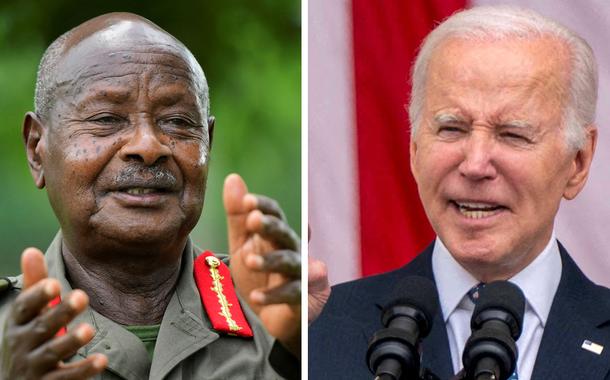 Yoweri Museveni e Joe Biden