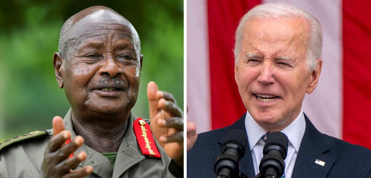 Yoweri Museveni e Joe Biden