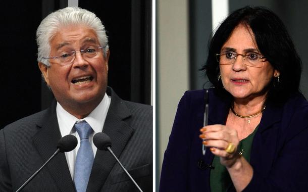 Roberto Requião e Damares Alves