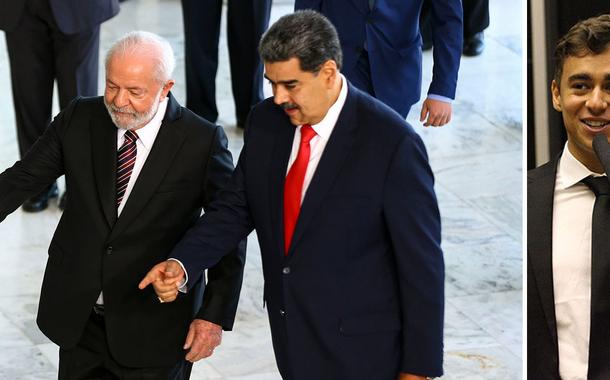 Lula, Nicolás Maduro e Nikolas Ferreira