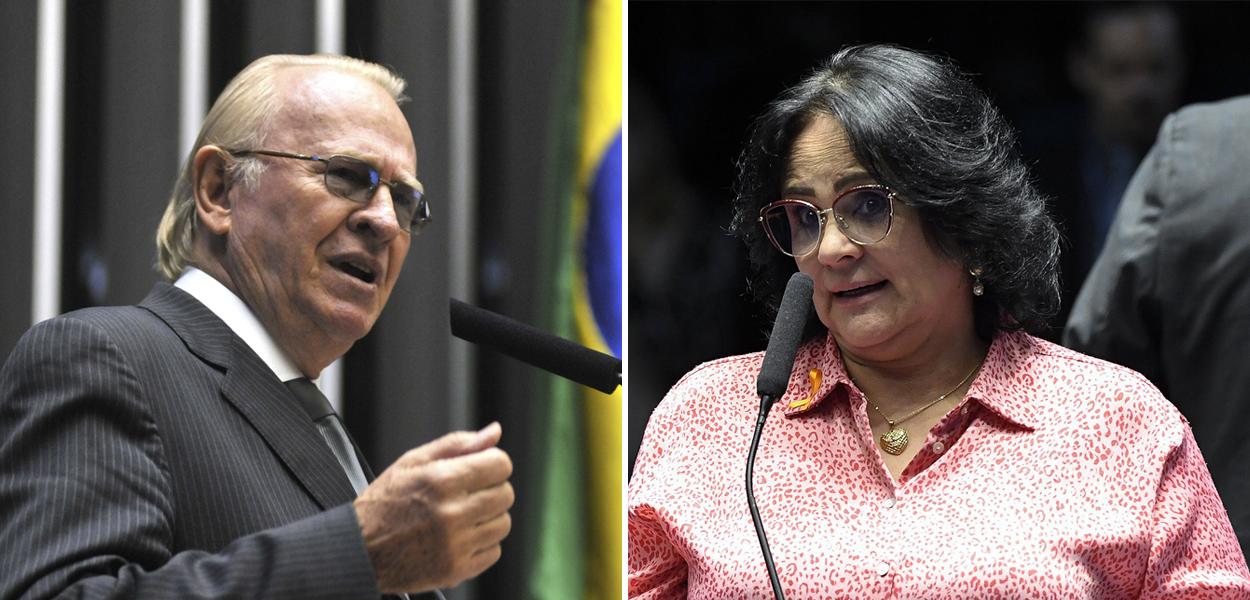 Josué Bengtson e Damares Alves (Foto: Leonardo Prado/Câmara dos Deputados | Jefferson Rudy/Agência Senado) Josué Bengtson e Damares Alves