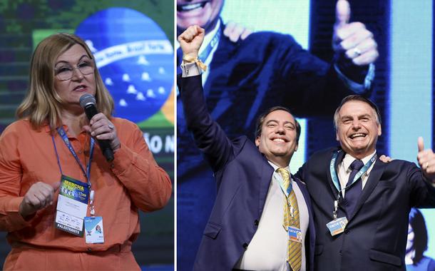 Rita Serrano, Pedro Guimarães e Jair Bolsonaro