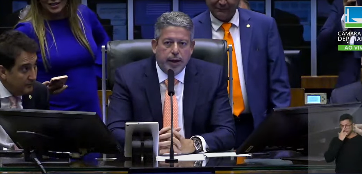 Arthur Lira no plenário da Câmara (Foto: Reprodução/TV Câmara) Arthur Lira no plenário da Câmara