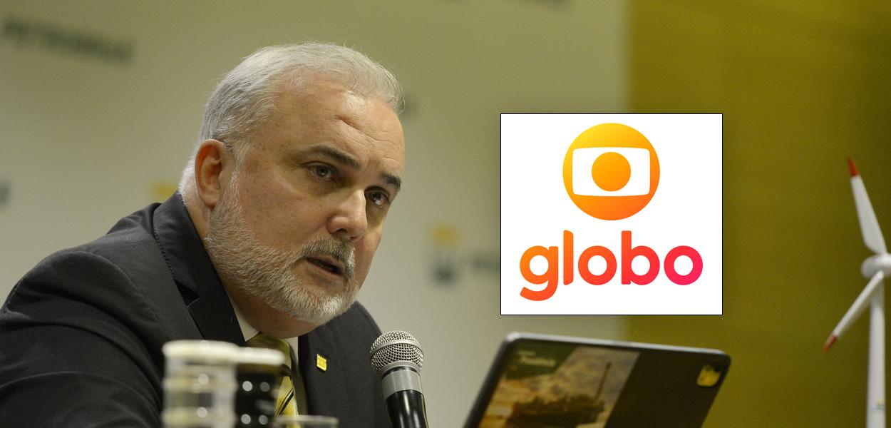 Jean Paul Prates e logo da Globo