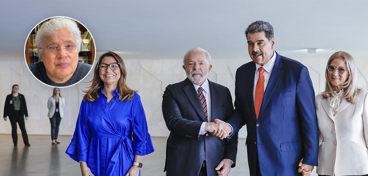 Ricardo Noblat, Janjna, Lula, Nicolás Maduro e  Cilia Flores de Maduro