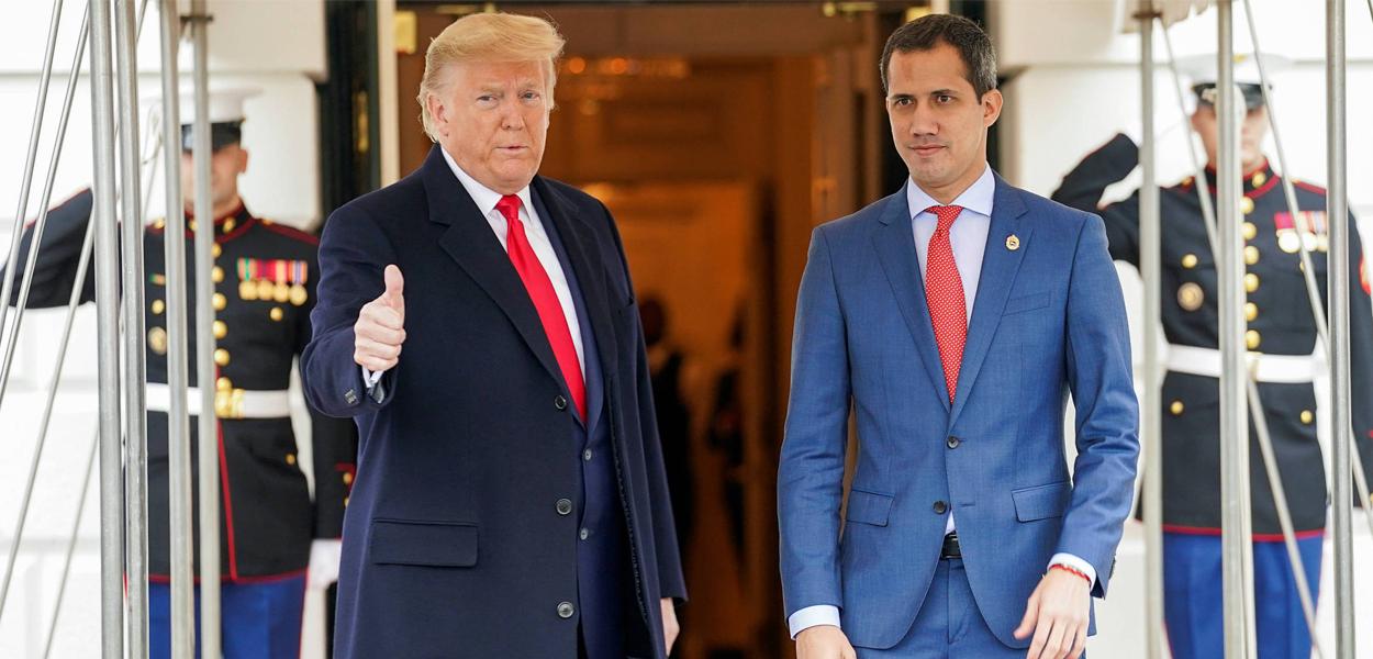 Trump e Guaidó