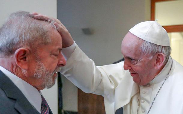 Lula e papa Francisco