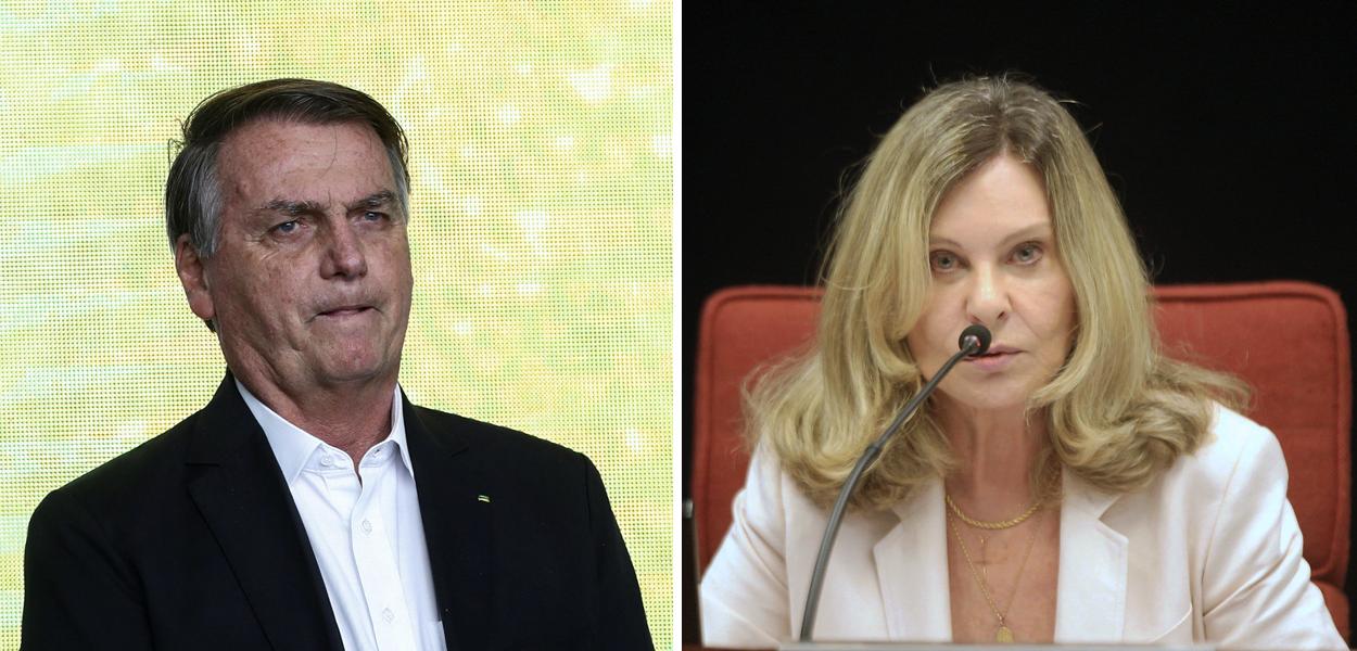 Jair Bolsonaro e Lindôra Araujo (Foto: REUTERS/Carla Carniel | Rosinei Coutinho/SCO/STF) Jair Bolsonaro e Lindôra Araujo