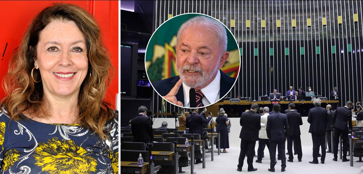 Helena Chagas, Luiz Inácio Lula da Silva e a parte interna da Câmara