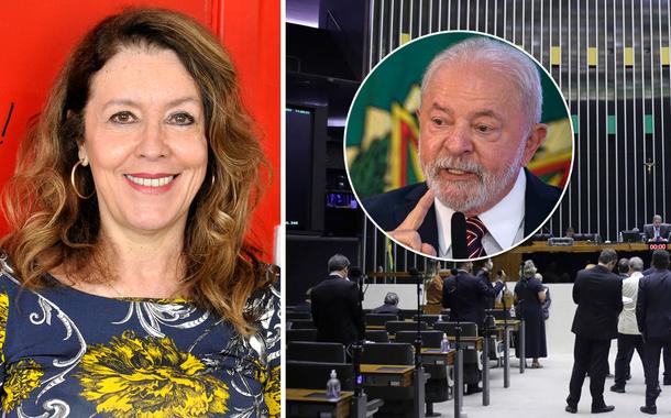 Helena Chagas, Luiz Inácio Lula da Silva e a parte interna da Câmara