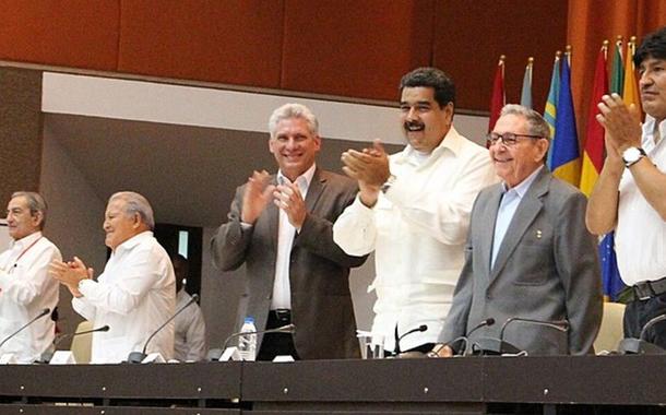 Mesa de encerramento do 24º Encontro do Fórum de São Paulo, Havana, 2018