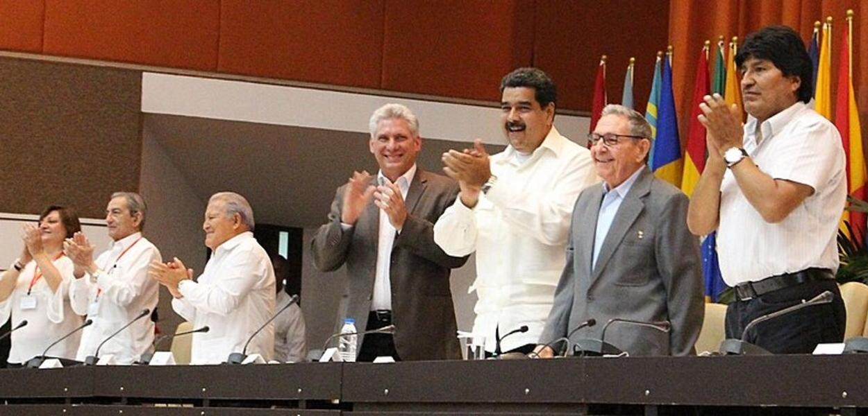 Mesa de encerramento do 24º Encontro do Fórum de São Paulo, Havana, 2018