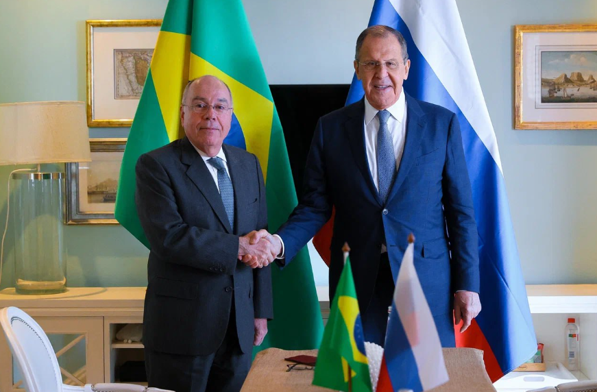 Mauro Vieira e Sergey Lavrov