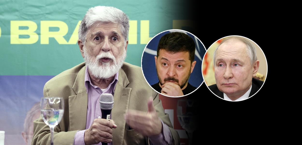 Celso Amorim, Volodymyr Zelensky e Vladimir Putin