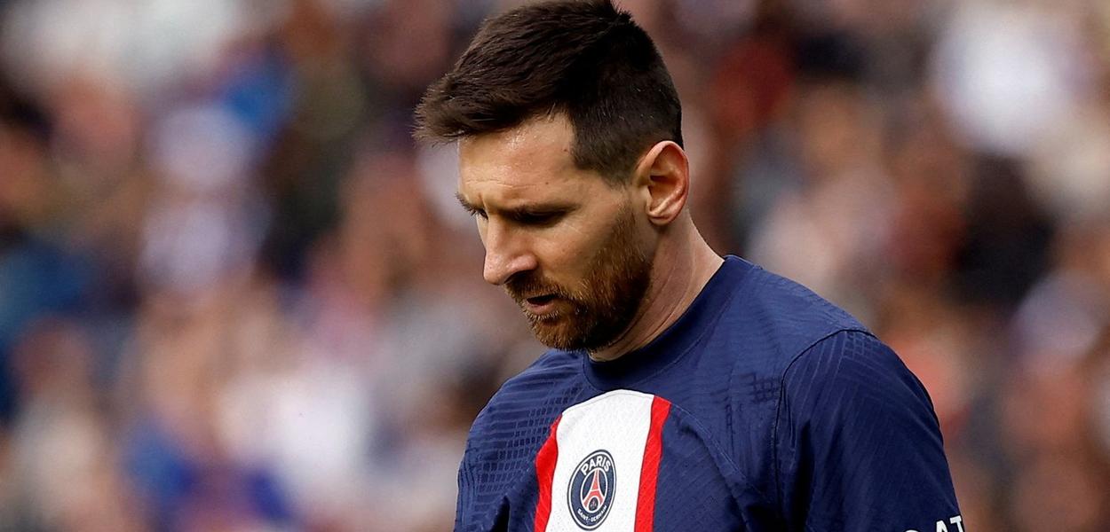 Messi em partida do Paris Saint-Germain