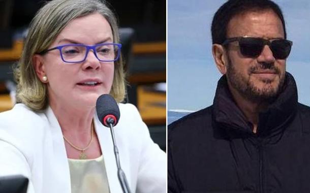 Gleisi Hoffmann e Tony Garcia