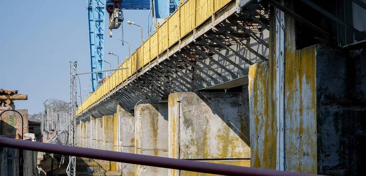 Barragem da hidrelétrica de Kakhovskaya/ Foto: TASS