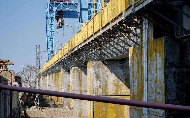 Barragem da hidrelétrica de Kakhovskaya/ Foto: TASS