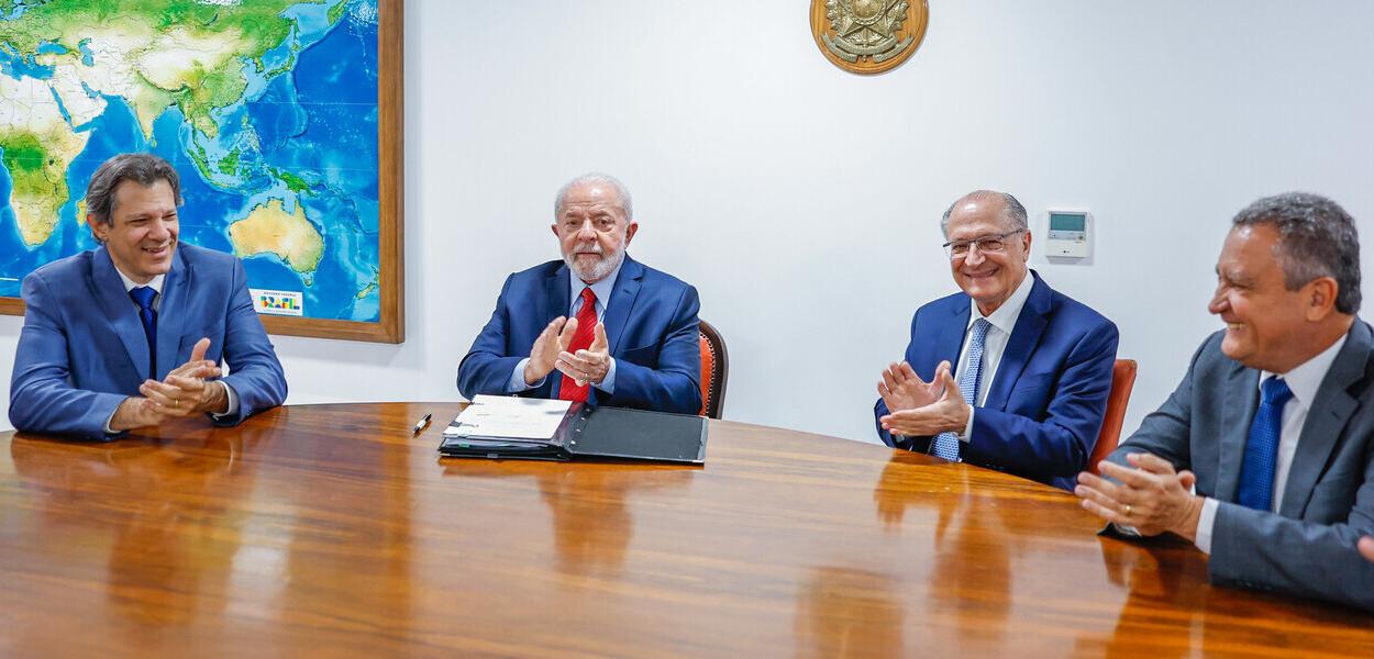 Fernando Haddad, Lula, Geraldo Alckmin e Rui Costa